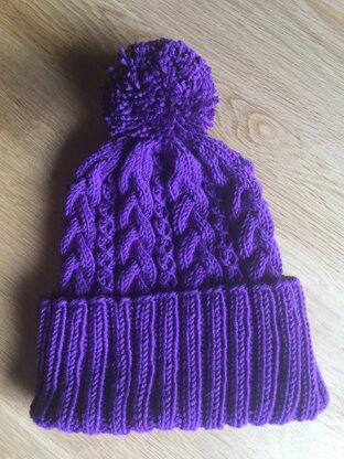 Purple hat