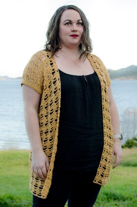 Hexagon Lace Cardigan