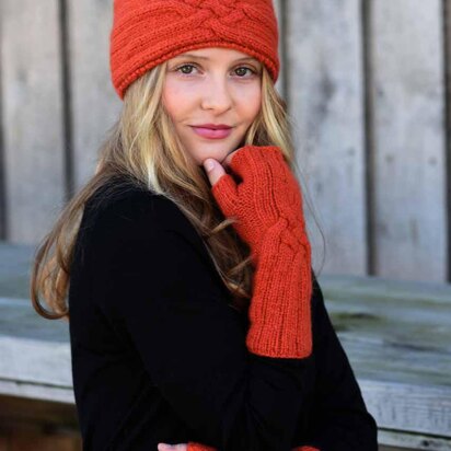 Petrine Headband & Wristlets in Juniper Moon Farm Fourteen - Downloadable PDF