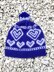 Hearts Hat For Little Ones