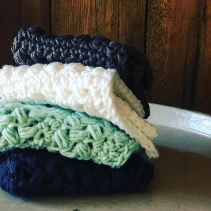 Crochet Dish Cloth - Sunnshyne Bean Dish Cloth