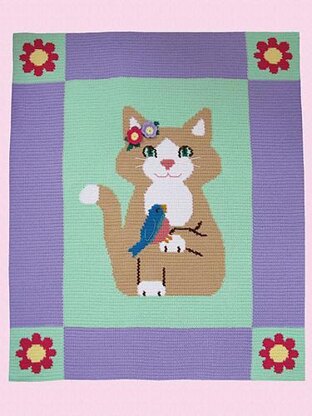 Spring Kitty Afghan