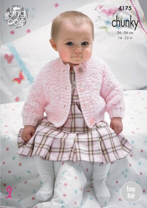 Cardigans and Waistcoats in King Cole Cuddles and Comfort Chunky - 4175 - Downloadable PDF