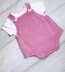 Saskia Romper with moss stitch edge 0-2 yrs