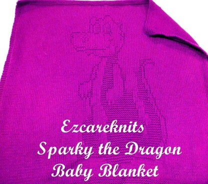 Sparky the Dragon Baby Blanket