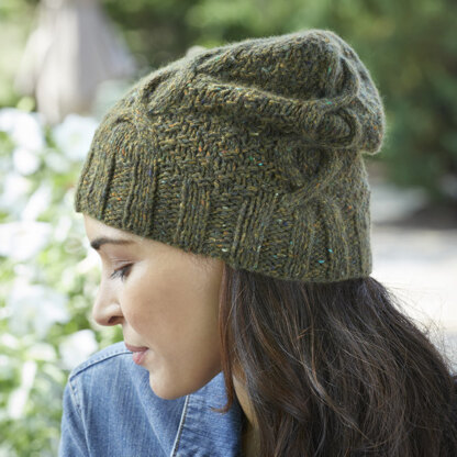 Cap Moss Hat in Valley Yarns Taconic - 063 - Downloadable PDF