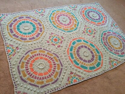 Summer Mosaic Afghan