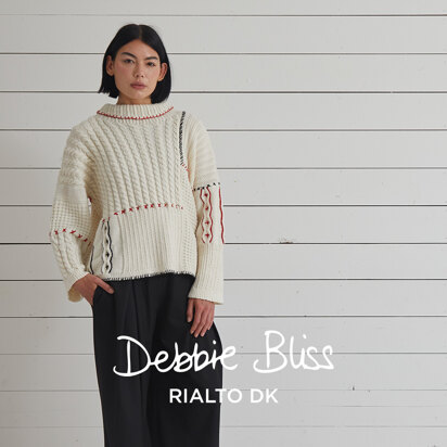 Debbie Bliss Alina Cable Sweater PDF