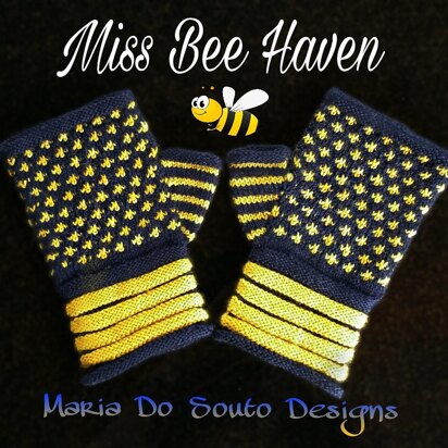 Miss Bee Haven Gloves - knitting pattern