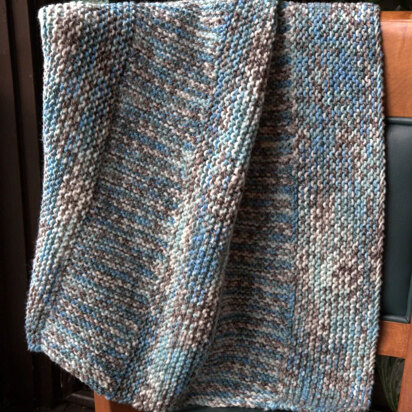 Baby Blanket in Plymouth Yarn Woolcotte - F646 - PDF