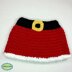 Newborn Mrs. Claus Hat and Skirt