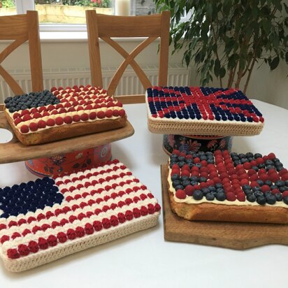 Berry Traybakes (UK & US Flags)