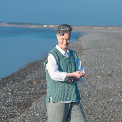 Laguna Veneta Vest in The Fibre Co. Lore - Downloadable PDF