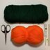 Crochet Carrot Holder/Pouch/Bag/Necklace for Lighter/Chapstick