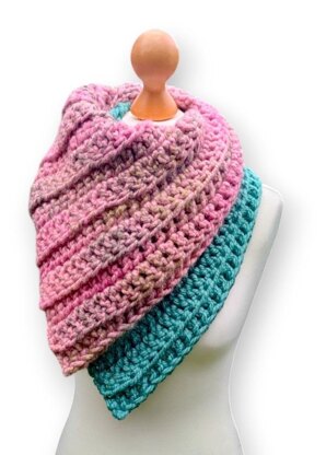 Super Chunky Ribbed Bandana Cowl