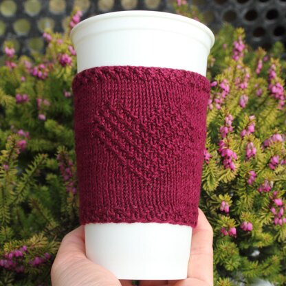 Love Means Warmth Cup Cozy