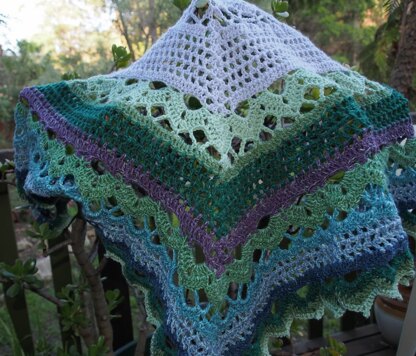 Spring Showers Shawl