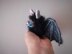 Handmade Halloween Bat Knitting Pattern for Cute Toy Pendant