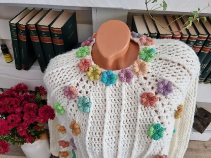 Crochet elegant poncho