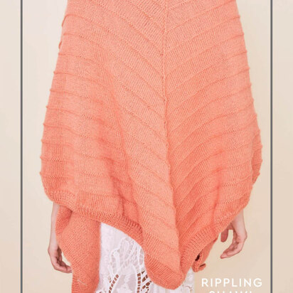 Paintbox Yarns Rippling Shawl PDF (Free)