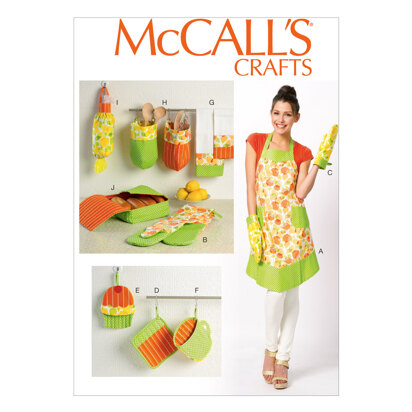 McCall's Apron and Kitchen Accessories M6978 - Paper Pattern Size All Sizes In One Envelope