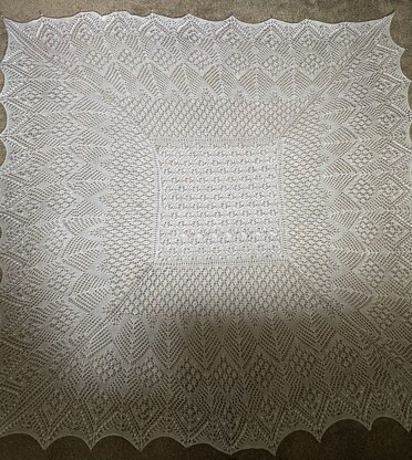 Heirloom Christening Shawl