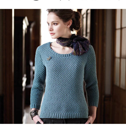 Glenda Sweater in Rowan Wool Cotton DK