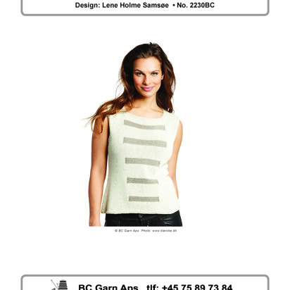 Uniform Top in BC Garn Alba - 2230BC - Downloadable PDF