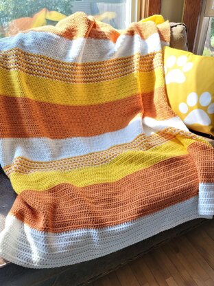 Candy Corn Afghan