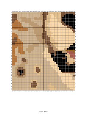 C2C Cheetah Face Crochet Pattern