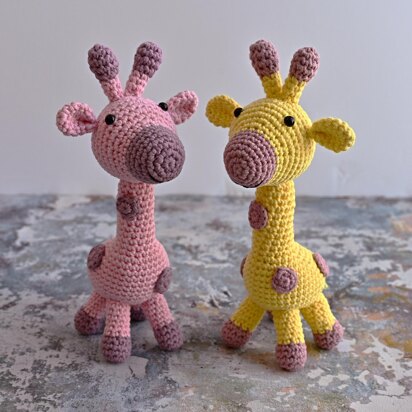 Standing Crocheted Giraffe