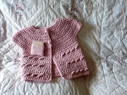 Little Cindy Pale Pink Sweater