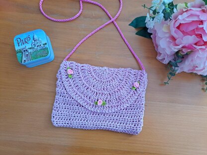 Crochet Coquette Flower Bag/Purse Pattern