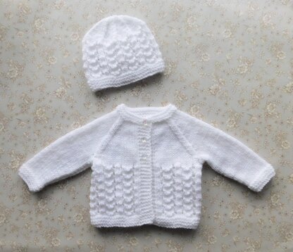 Sophie Baby Cardigan and Hat