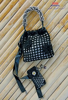 Handbag/Mobile Bag Celine in Adriafil Doppio Ritorto 12/3=8