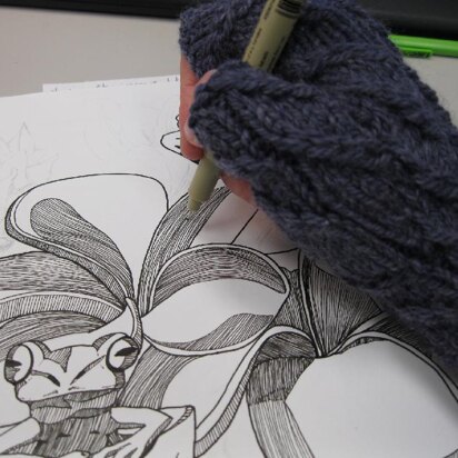 Drawing mitts