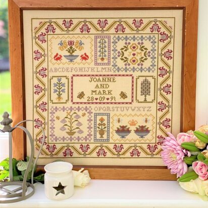 Historical Sampler Company Wedding Boxes Sampler - Downloadable PDF