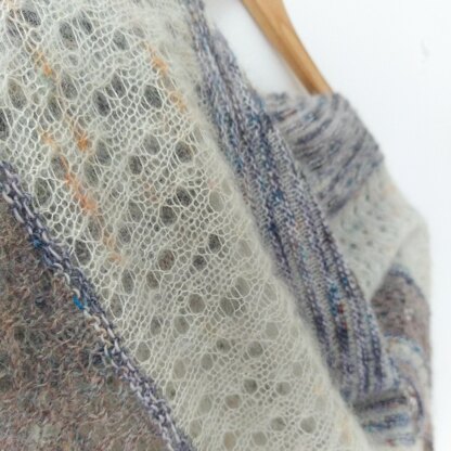 Lilac and Gooseberry Shawl