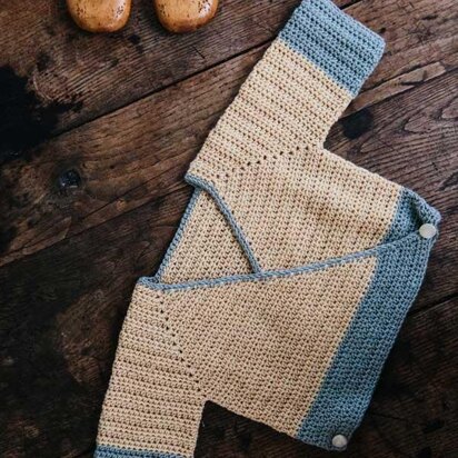 Baby wraparound cardigan