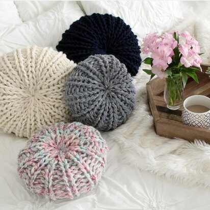 Round Pillow Pouf- Potomac Pillow