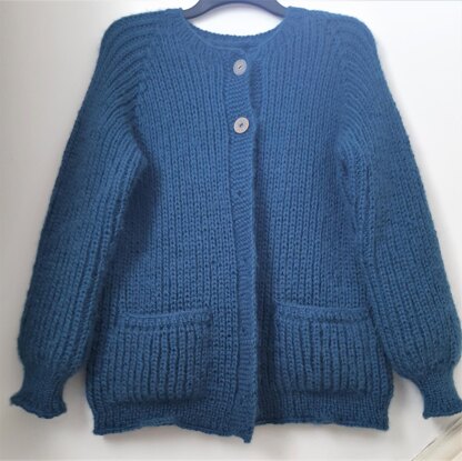 Mellow Brioche Patent Cardigan