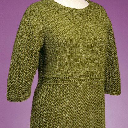 Trellis Lace Pullover #101 - knitting pattern