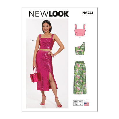 New Look Misses' Two-Piece Dresses 6741 - Paper Pattern, Size 6-8-10-12-14-16-18