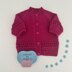 Adele Baby knitting pattern short/long sleeve Cardigan 16-20" chest size