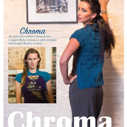 Chroma Shrug in Classic Elite Yarns Jil Eaton Minnow Merino - Downloadable PDF