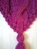 Chunky Cable Bordeaux Scarf / Echarpe Torsade