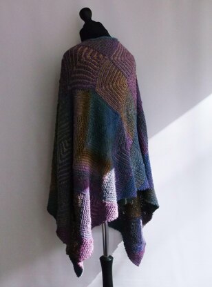 Cascade Poncho 3 Knitting pattern by Brian Smith Designs | LoveCrafts