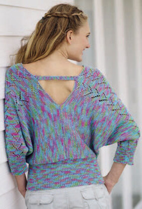 Sweater in Sirdar Cotton Prints DK - 7946 - Downloadable PDF