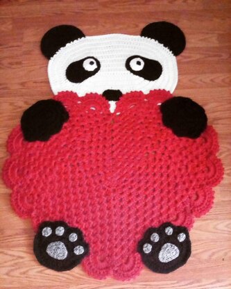 Panda I love you heart