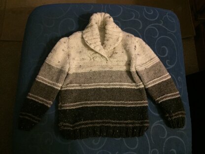 Shawl collar boys Sweater